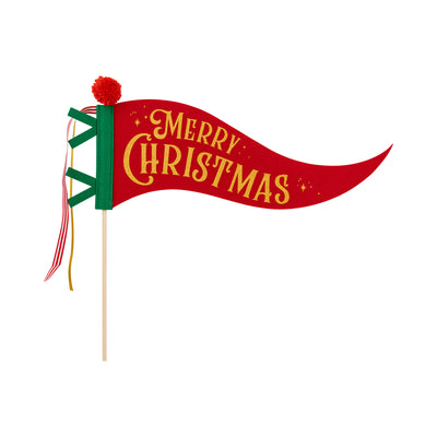 Merry Christmas Felt Pennant Banner