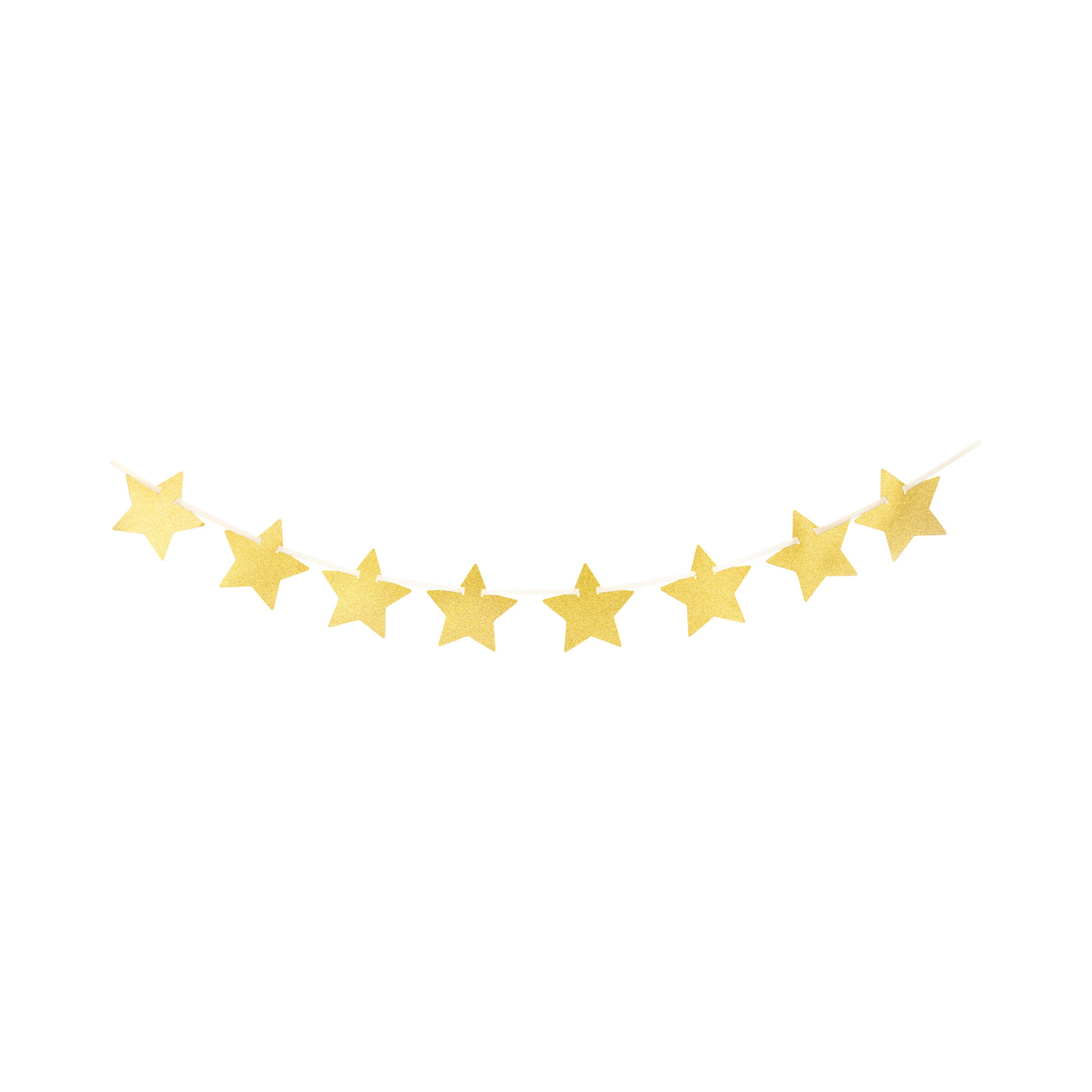 Chunky Gold Glitter Star Banner