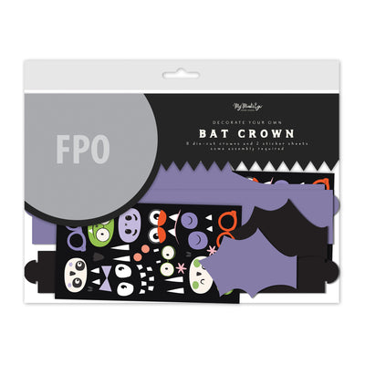 Bat Crowns DIY Project Kit