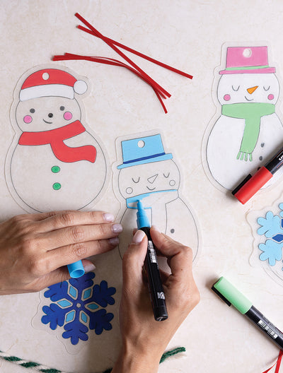 Christmas Icons Shrinkable Ornaments