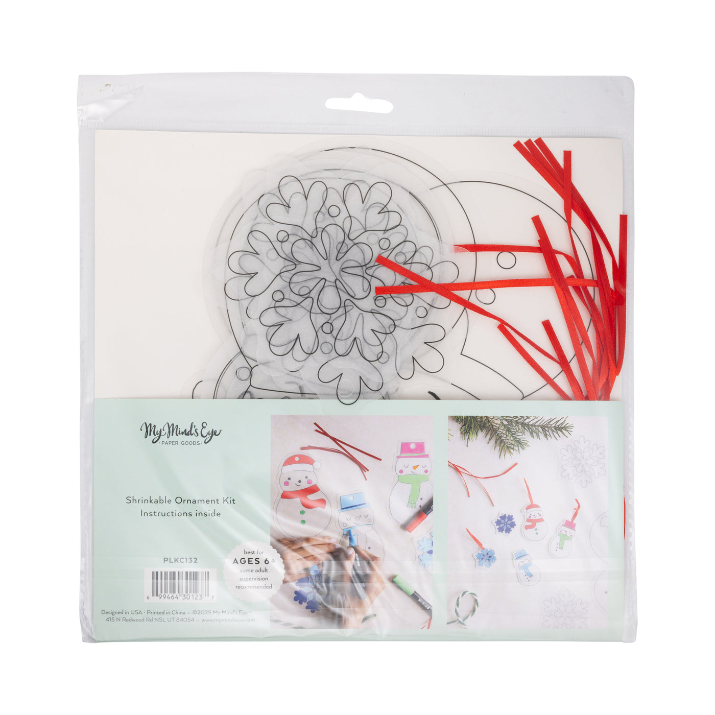 Christmas Icons Shrinkable Ornaments