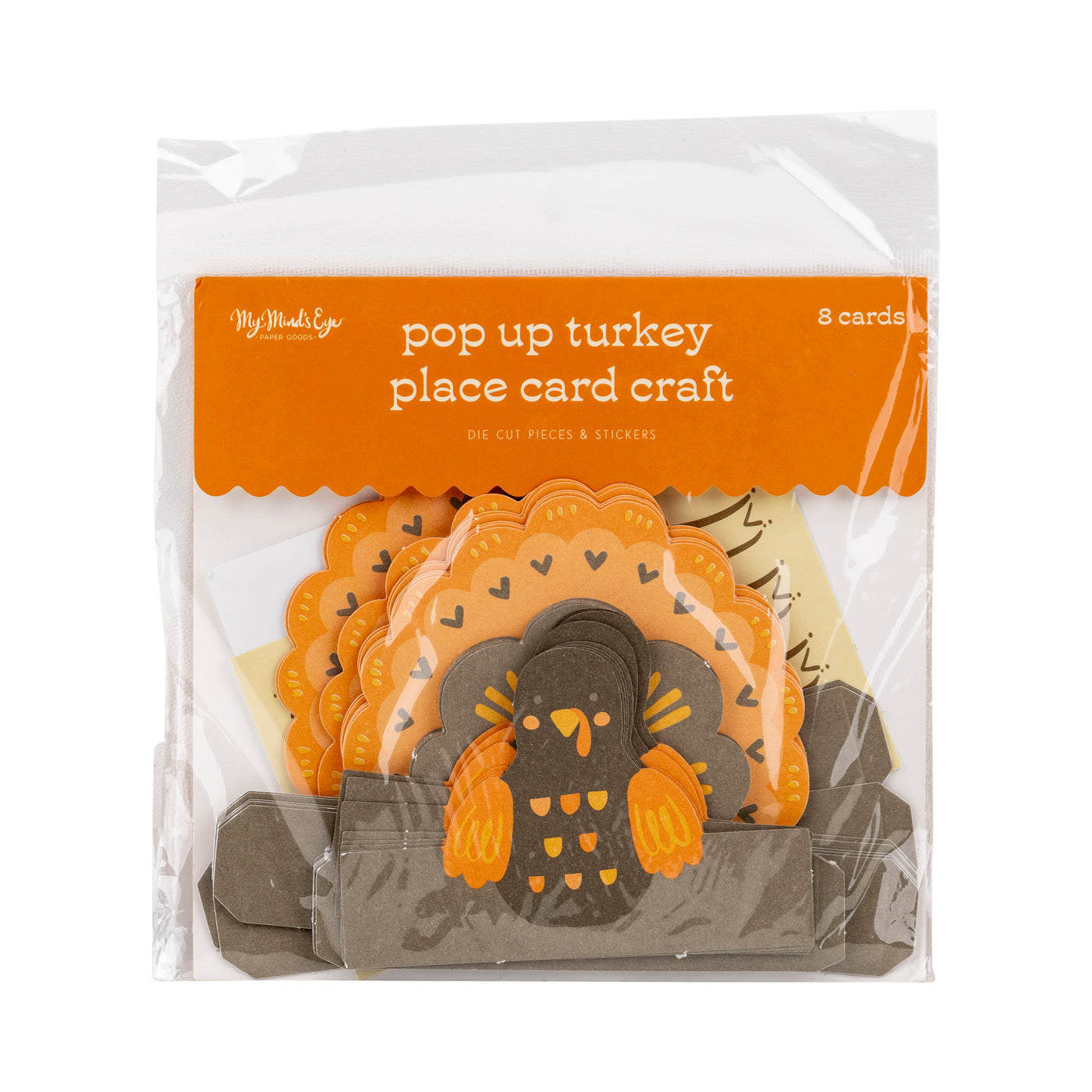 Pop Up Turkey Placecard Craft