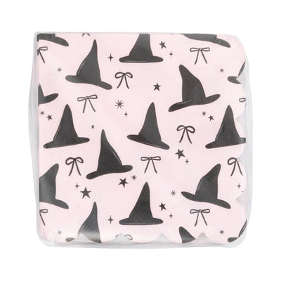 Witch Hats Scallop Cocktail Napkin