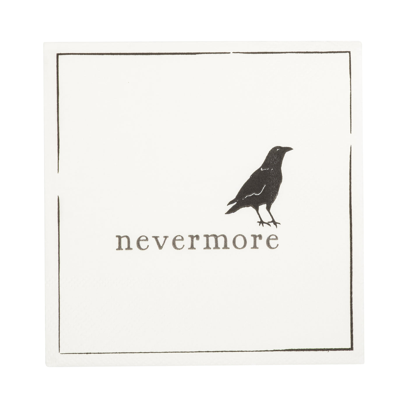 Nevermore Cocktail Napkin