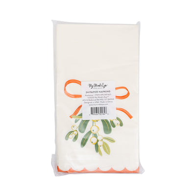 Mistletoe Guest Napkin