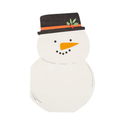 Snowman Shaped Guest Napkin