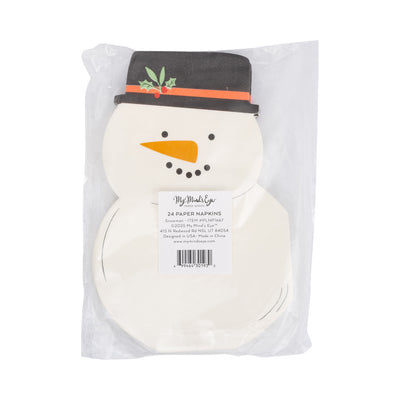 Snowman Shaped Guest Napkin