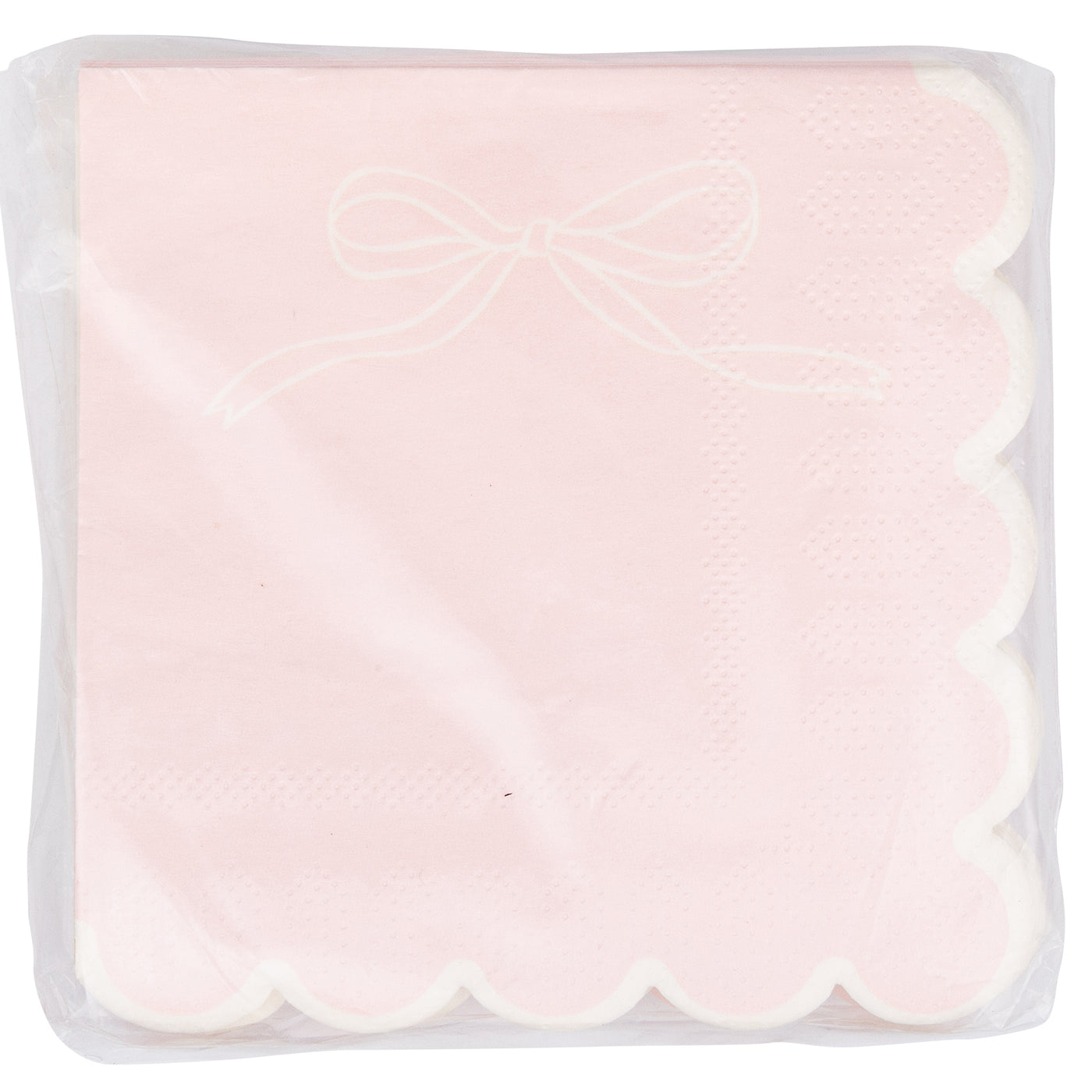 Pink Dainty Bows Cocktail Napkin