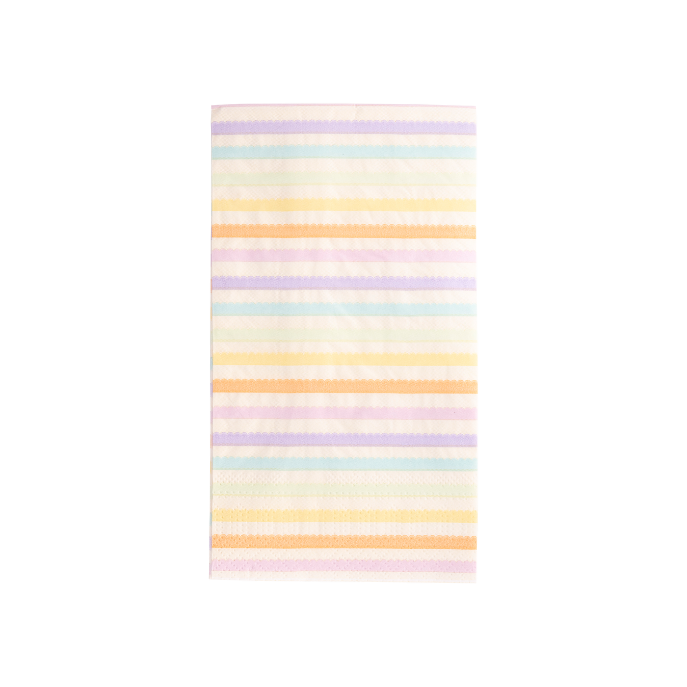 Rainbow Stripe Paper Dinner Napkin