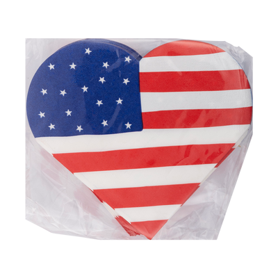 Heart Shaped Flag Paper Cocktail Napkin
