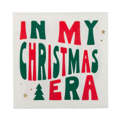 Christmas Era Cocktail Napkin