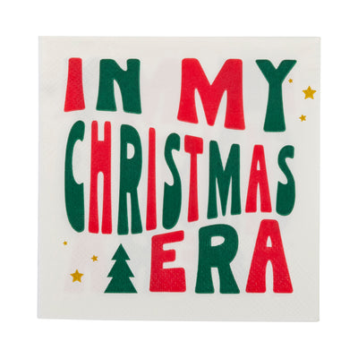 Christmas Era Cocktail Napkin