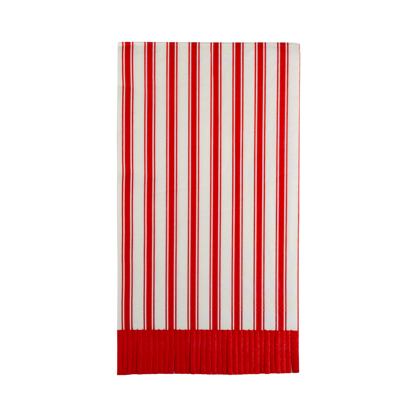 Striped Fringe Guest Towel Dinner Napkin