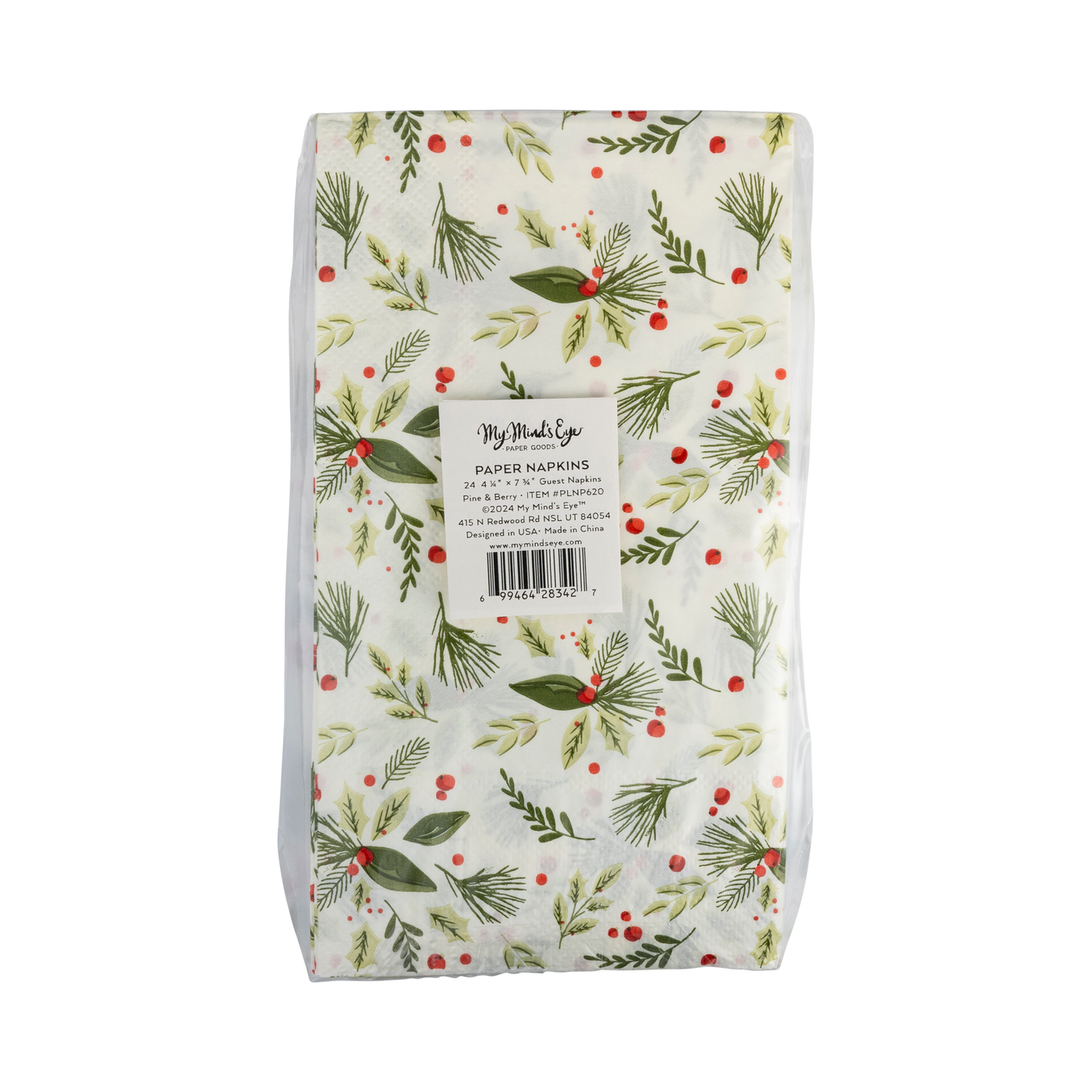 Pine & Berry Guest Towel Dinner Napkin