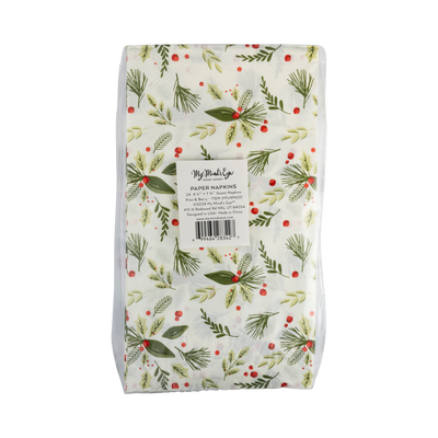 Pine & Berry Guest Towel Dinner Napkin