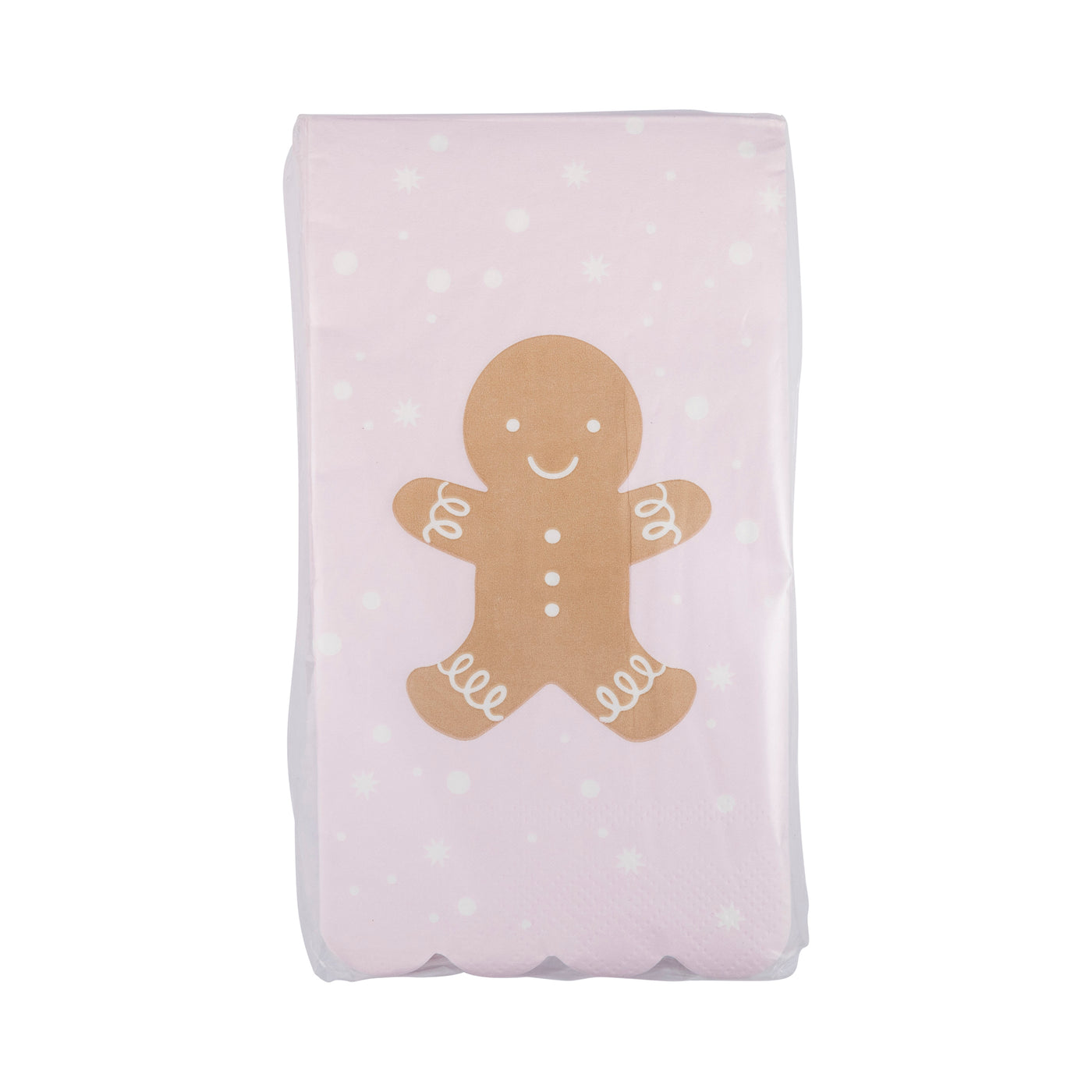 Gingerbread Man Scallop Guest Napkin