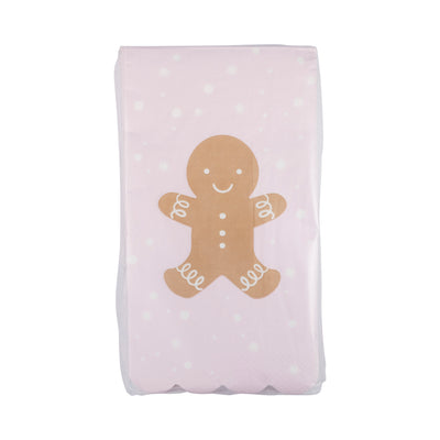 Gingerbread Man Scallop Guest Napkin