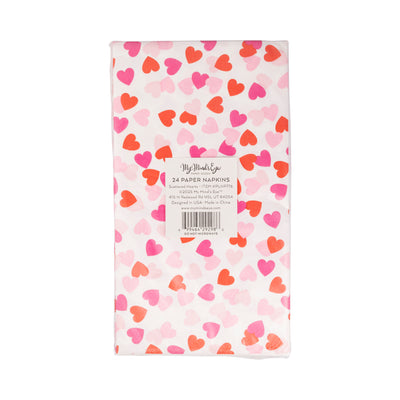 Scattered Hearts Guest Napkin