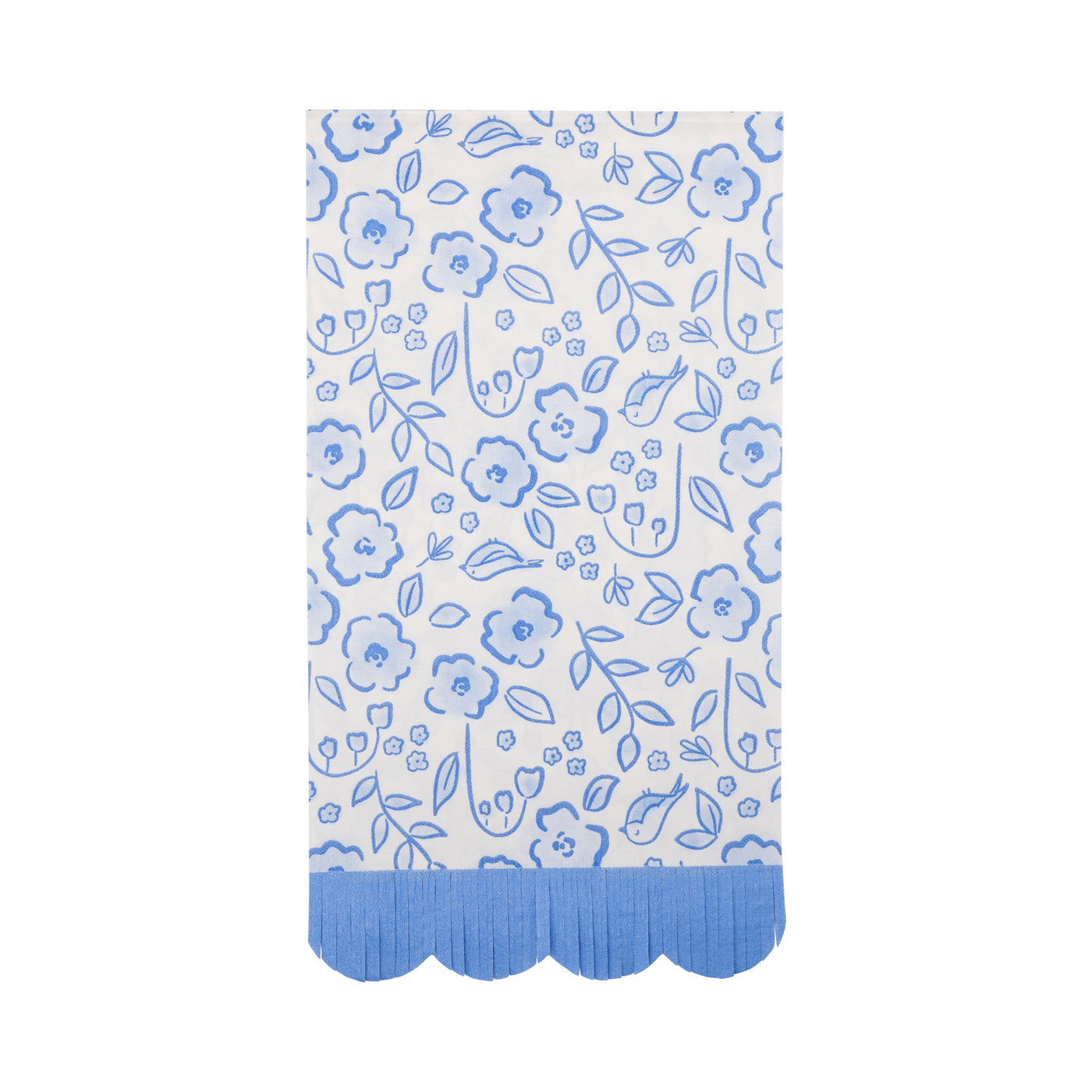 Floral Scatter Fringe Guest Napkin