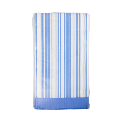 Blue Stripe Fringe Guest Napkin