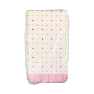 Spring Dots Scallop Guest Napkin