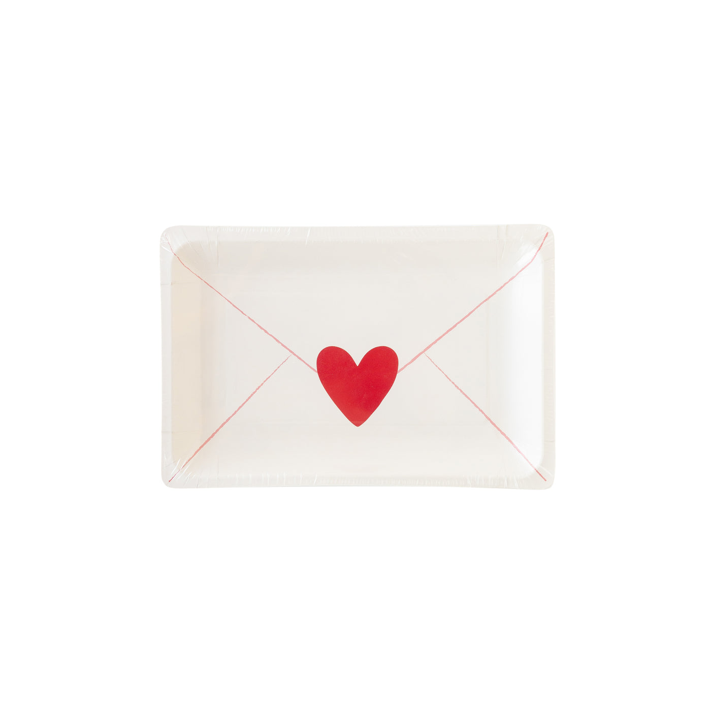 Love Letter Shaped Paper Plate