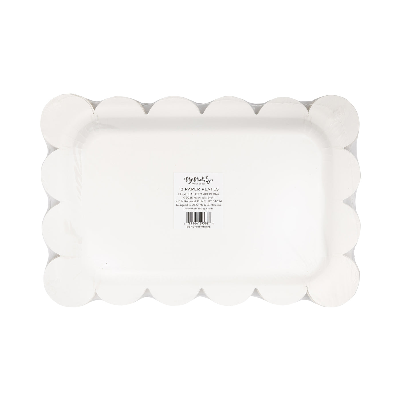 Floral USA Paper Plate (8 ct)