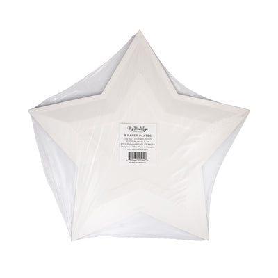 USA Star Shaped Paper Plate (8 ct)