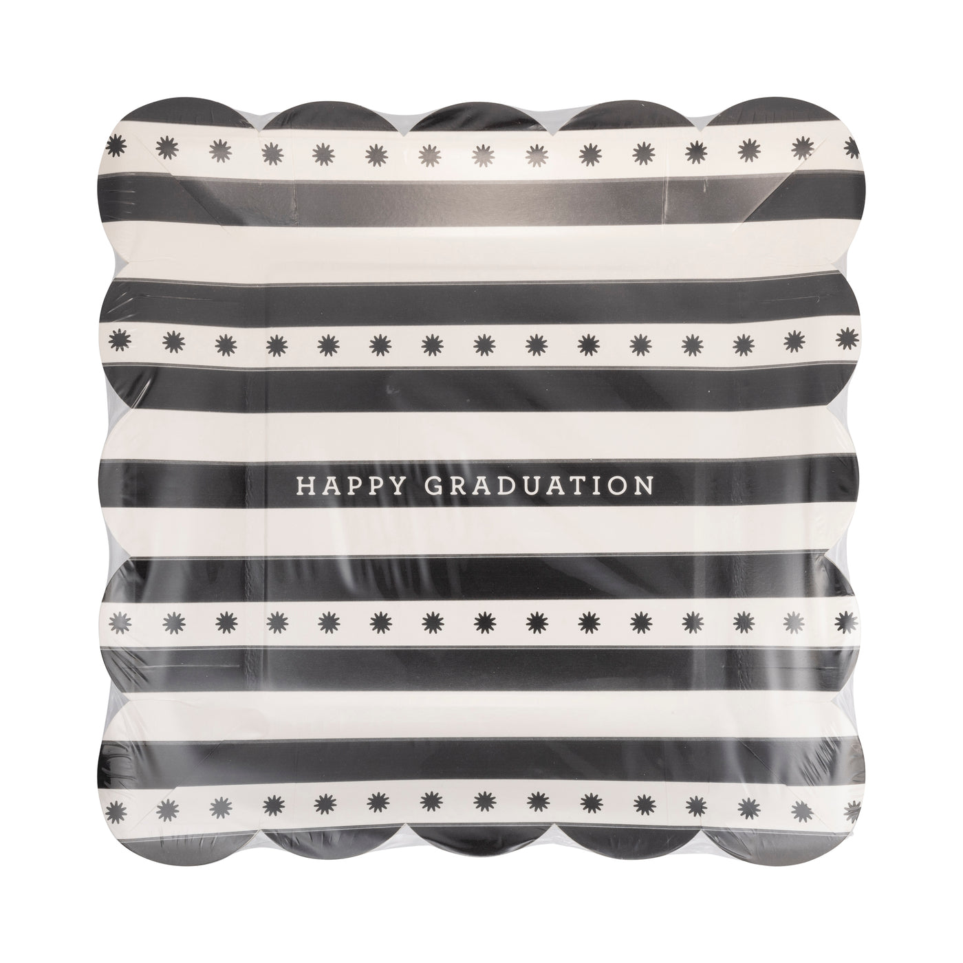 Grad Stripe Paper Plate