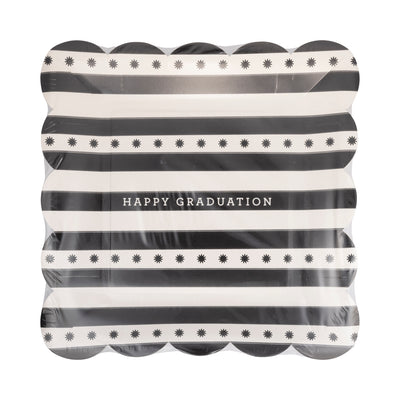 Grad Stripe Paper Plate
