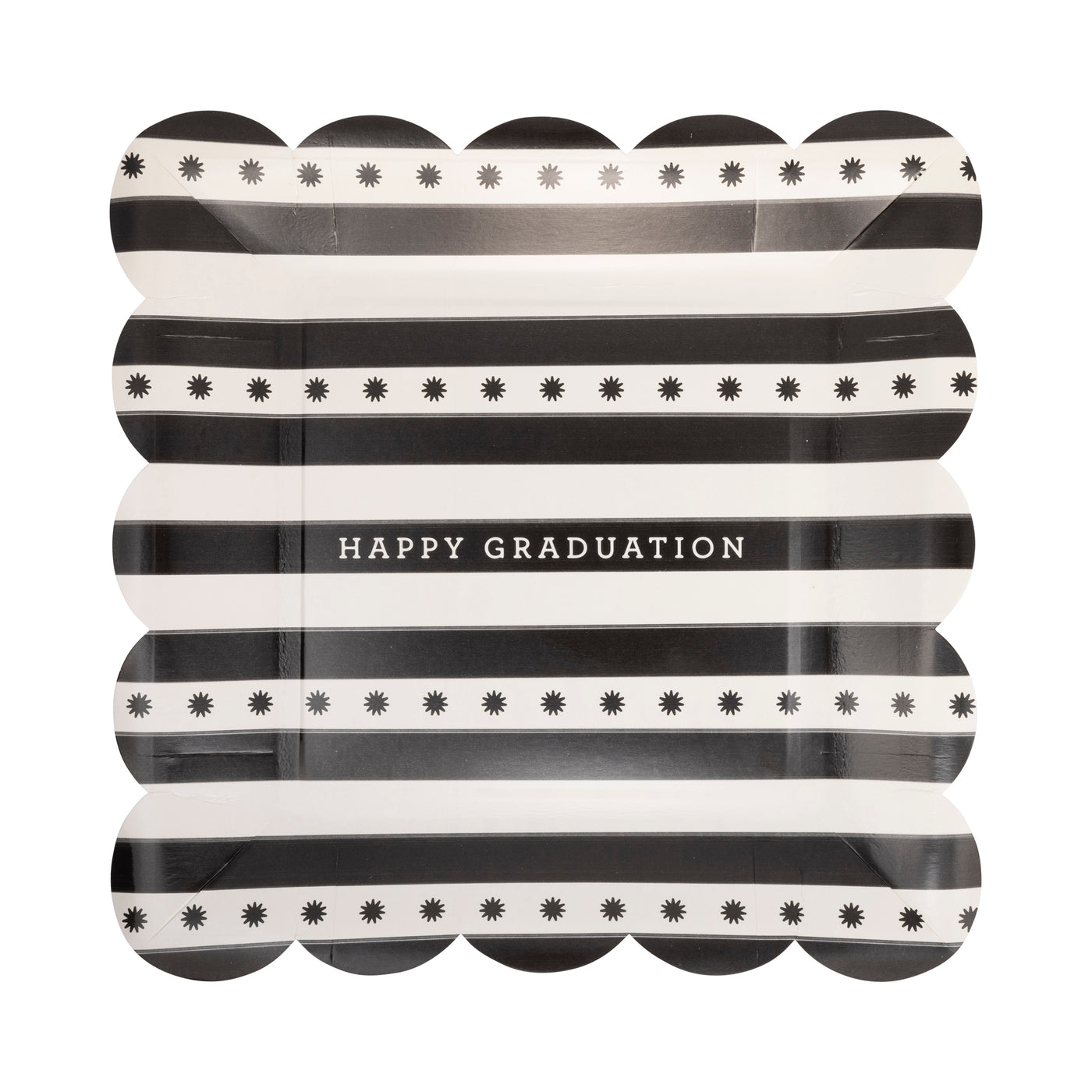 Grad Stripe Paper Plate