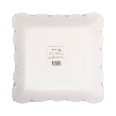 Grad Stripe Paper Plate