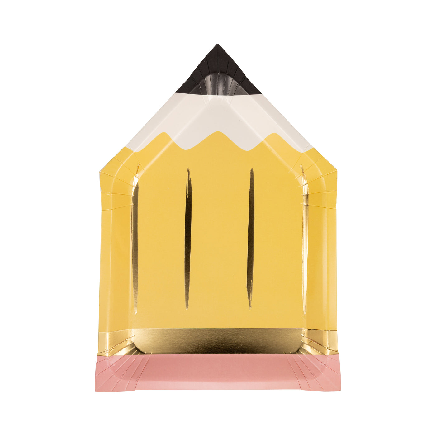 Pencil Shaped Paper Plate