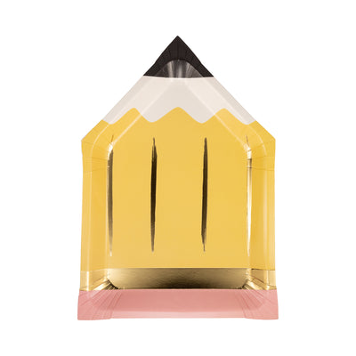 Pencil Shaped Paper Plate
