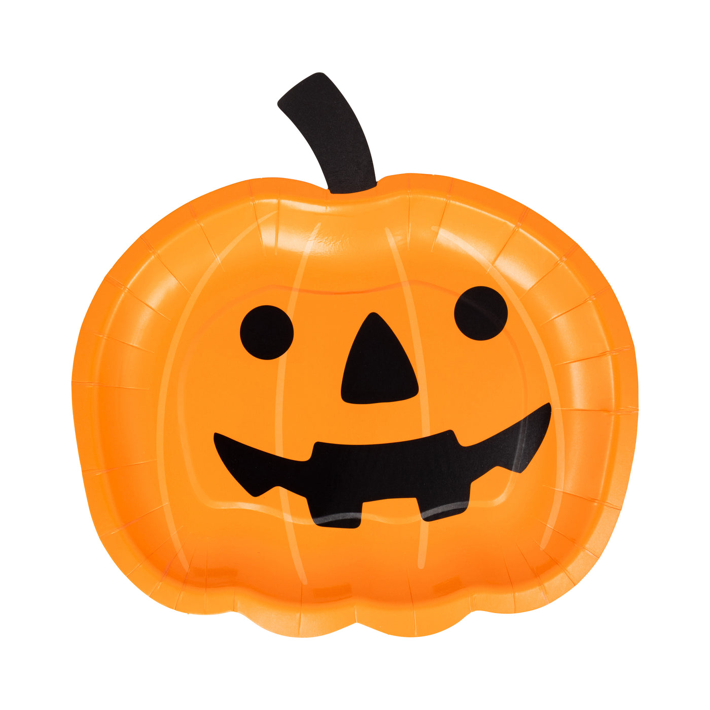 Jack-o-Lantern Shaped Plate