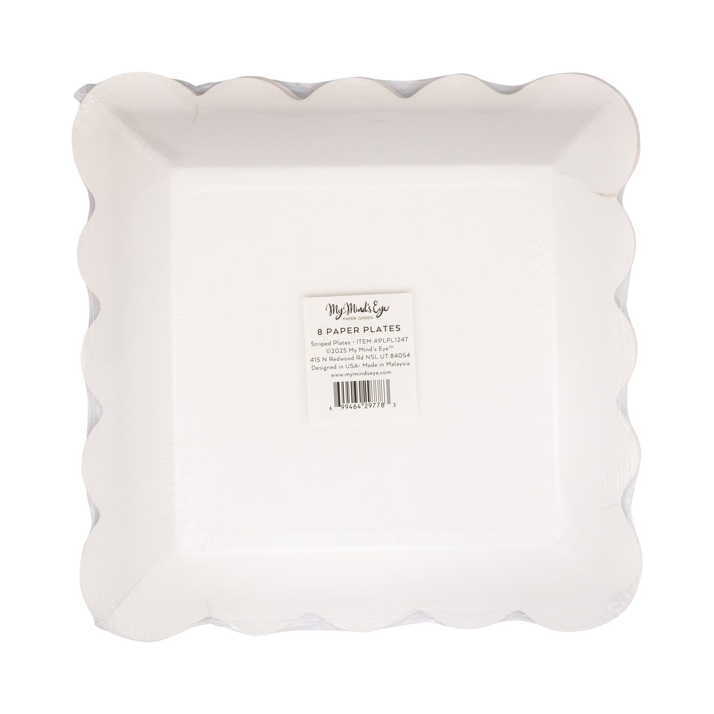 Halloween Stripe Plate Set