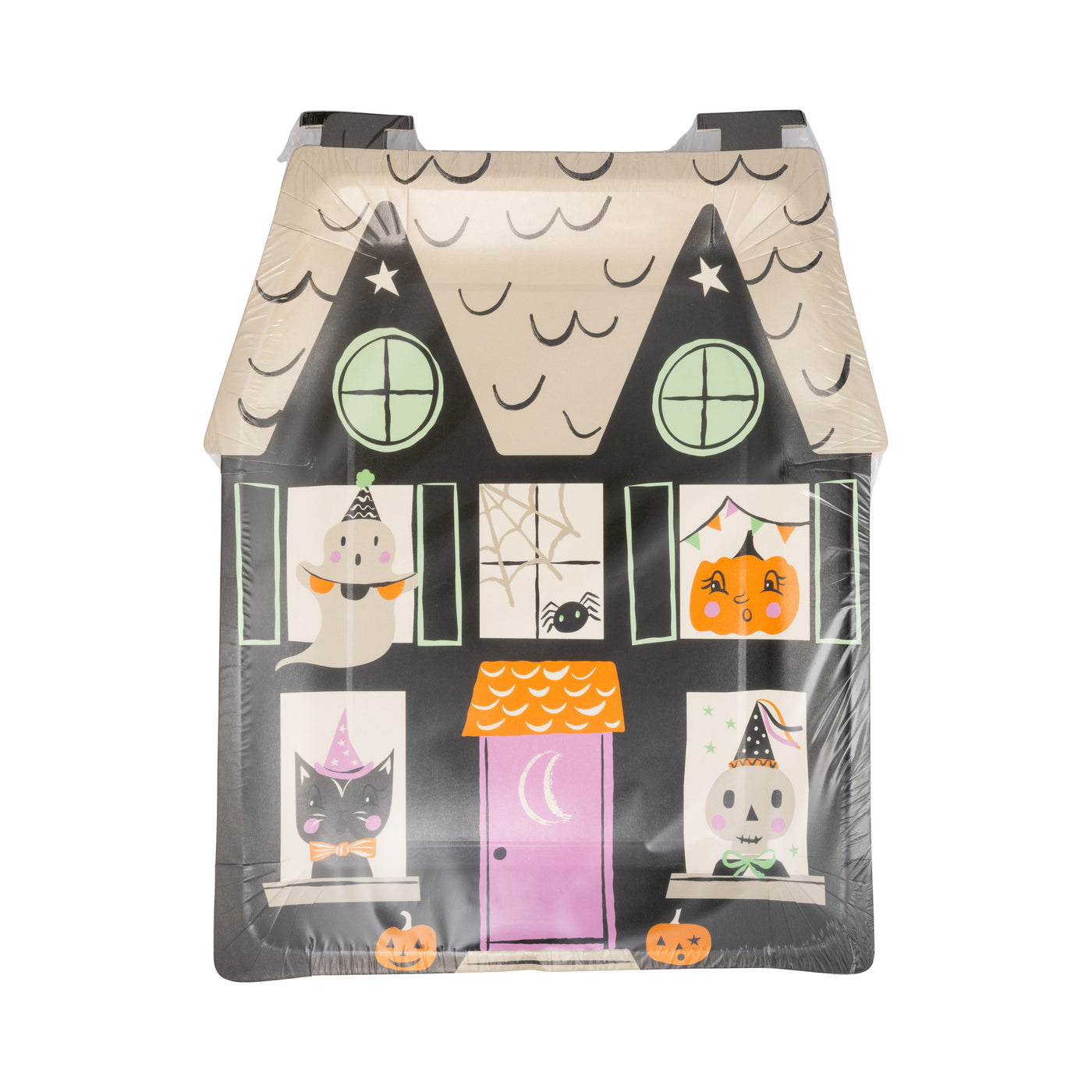 Spooky House Shaped Plate