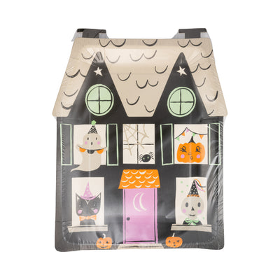 Spooky House Shaped Plate