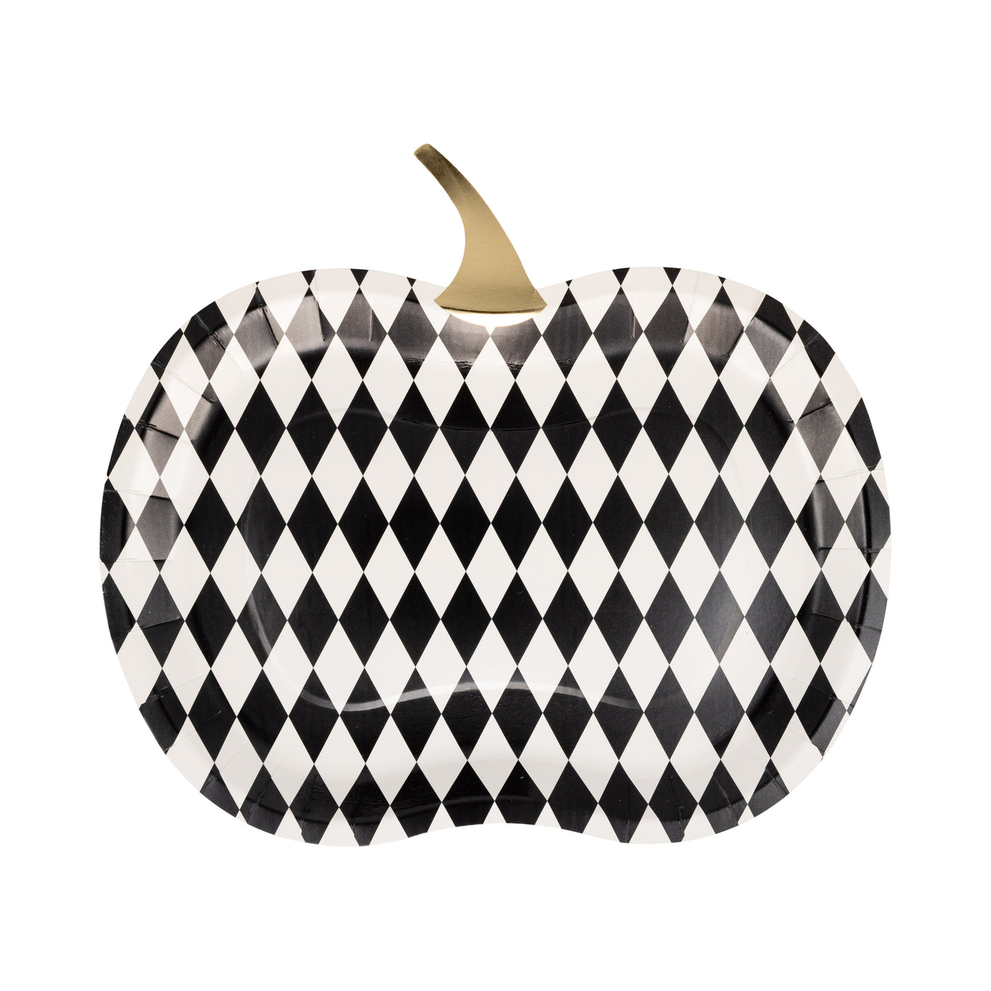 Harlequin Pumpkin Shaped Plate Set