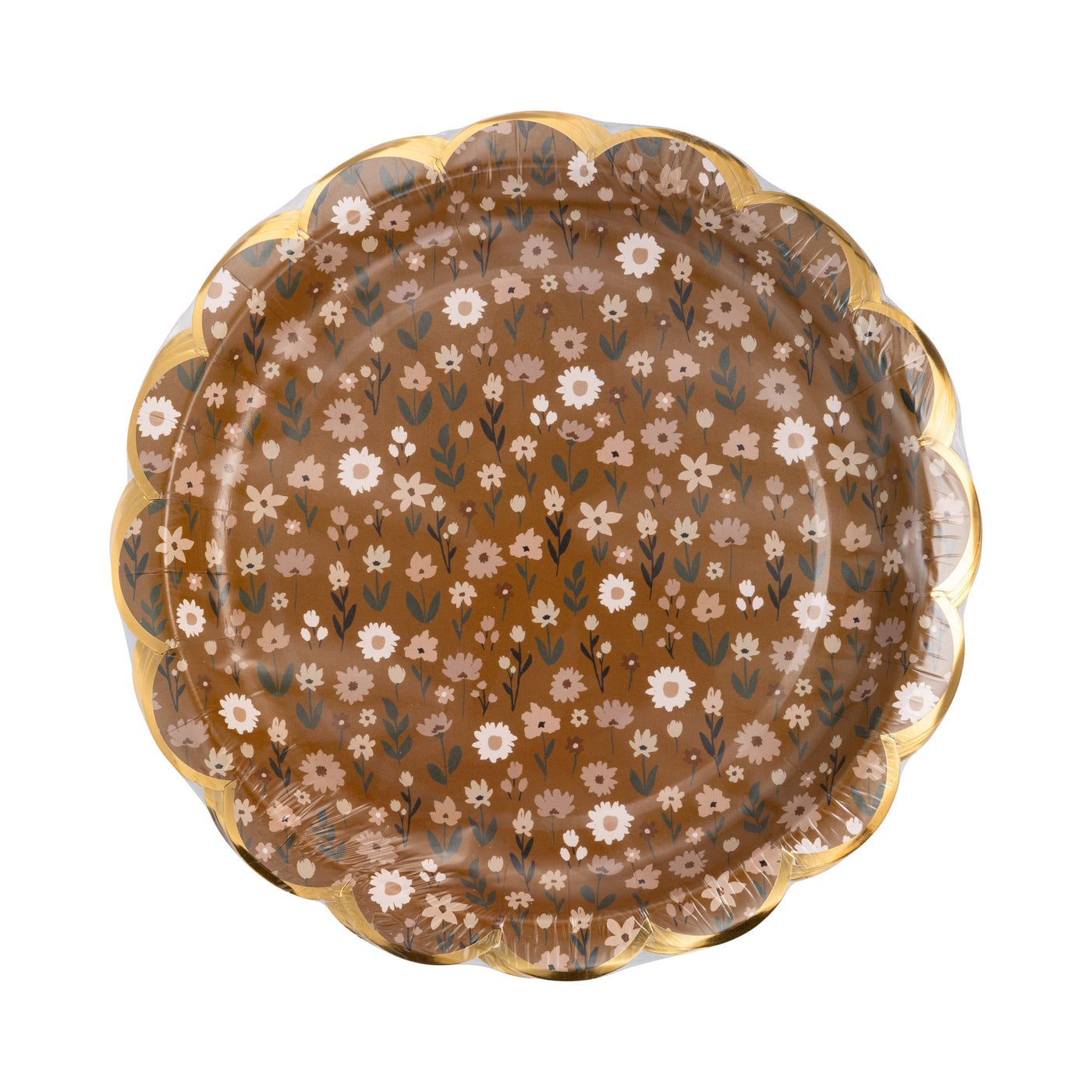 Warm Floral Plate