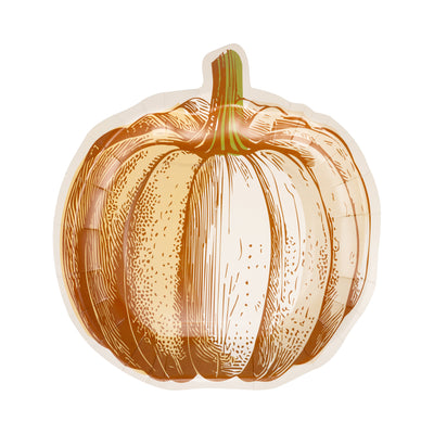 Pumpkin Shaped Plate