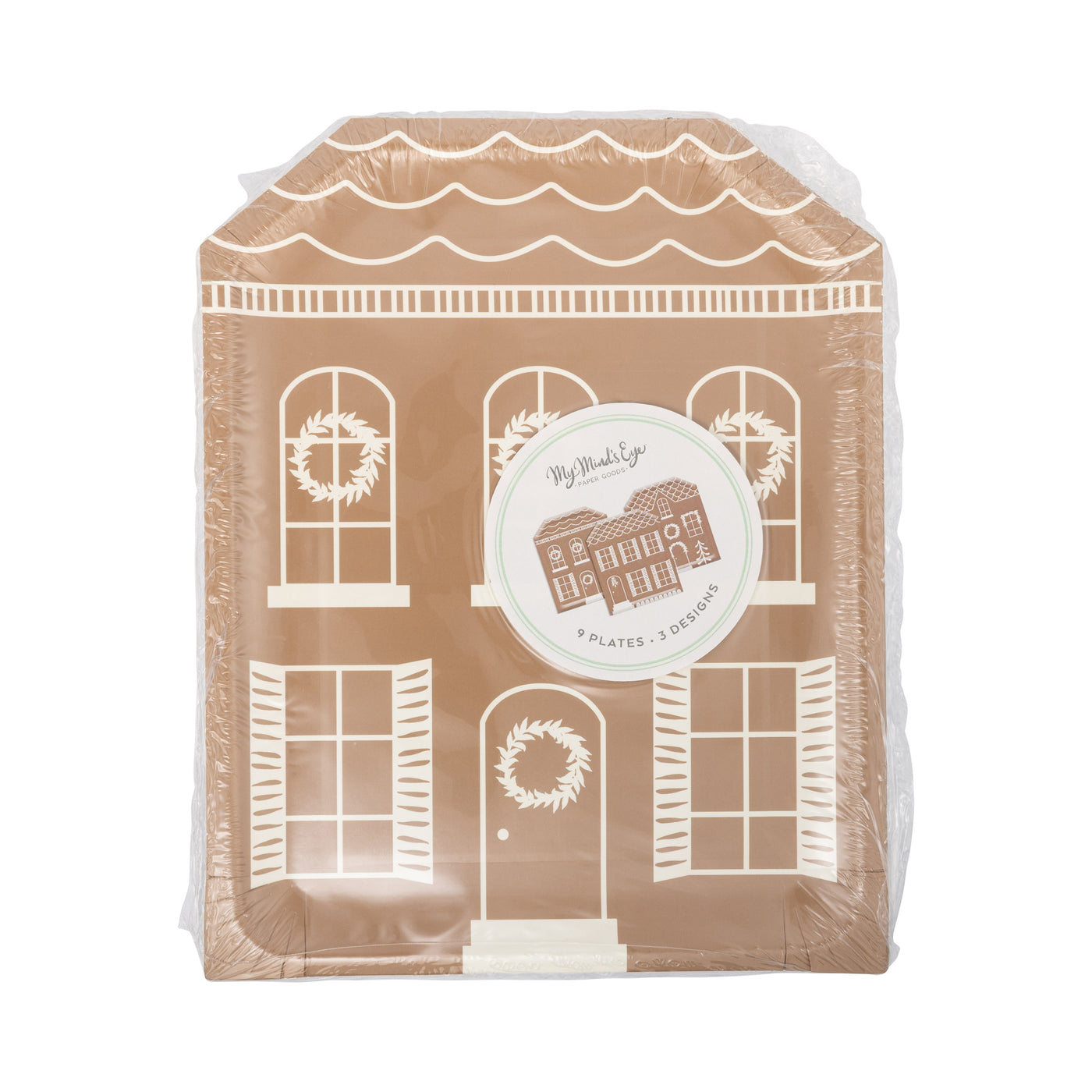 Gingerbread Houses Paper Plate Set