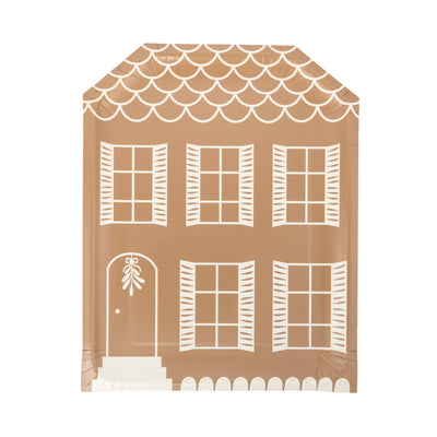 Gingerbread Houses Paper Plate Set