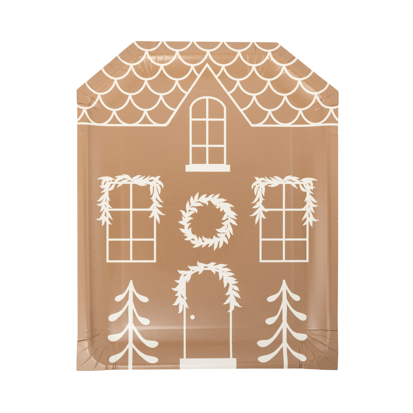 Gingerbread Houses Paper Plate Set