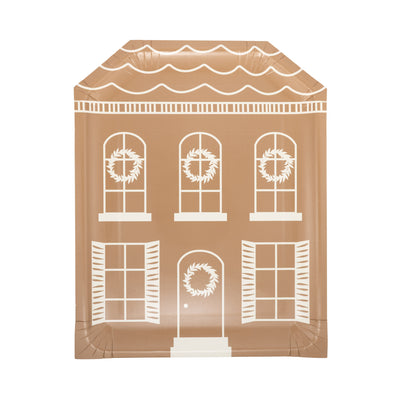 Gingerbread Houses Paper Plate Set