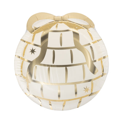 Disco Ball with Bow Shaped Plate