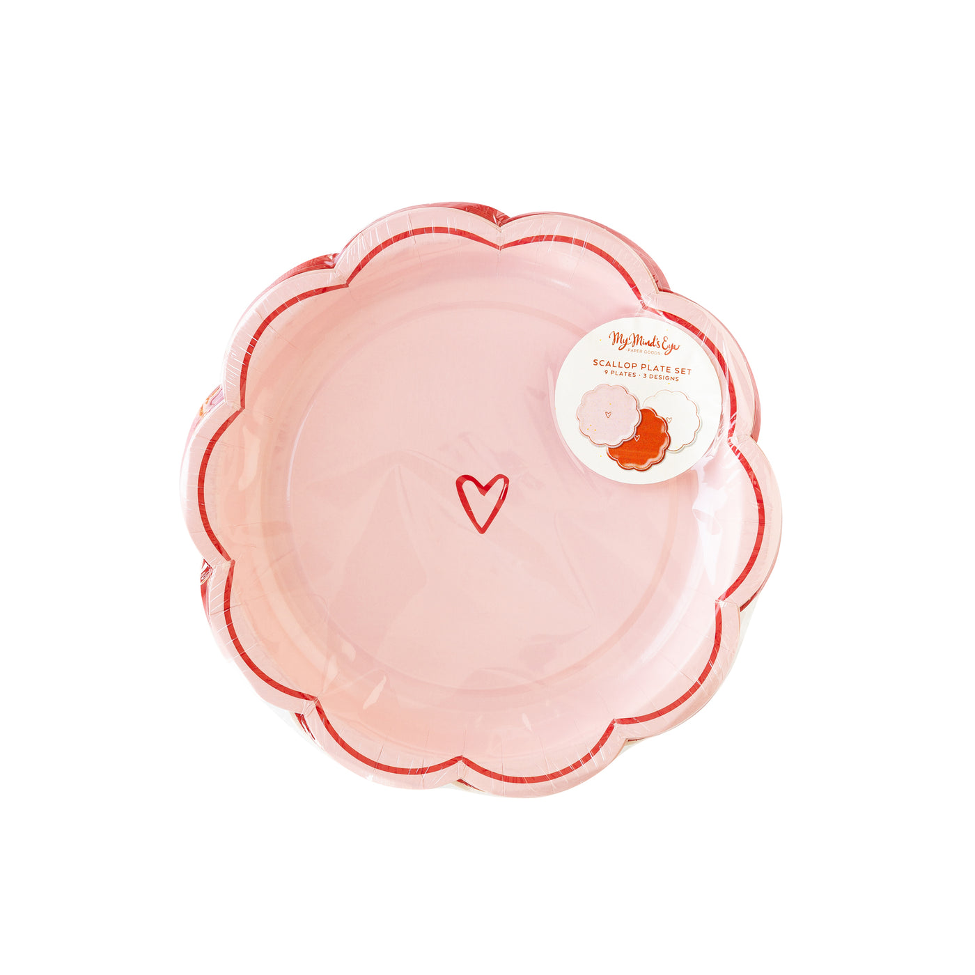 Sweet Heart Scallop Dessert Plate