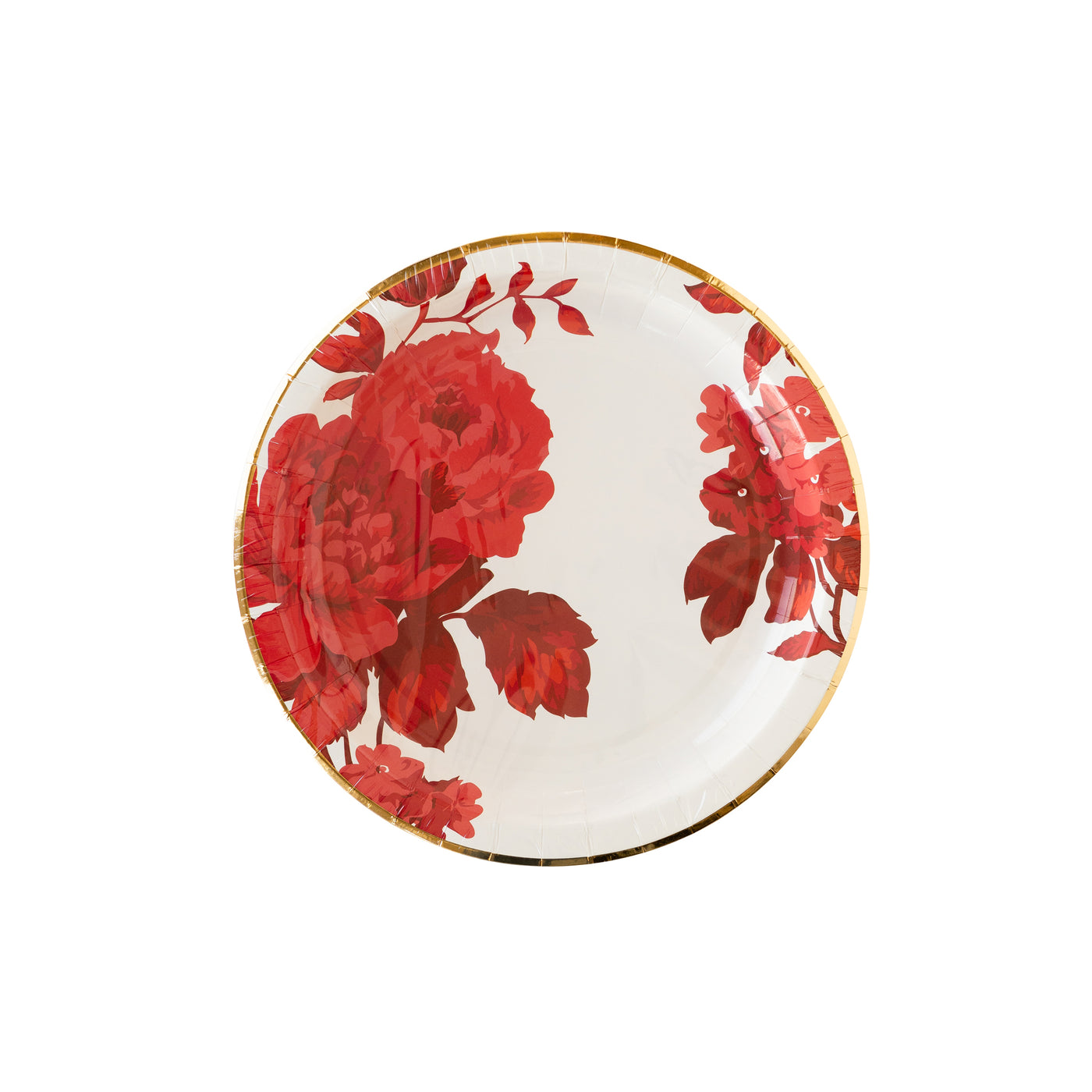 Floral Paper Plate