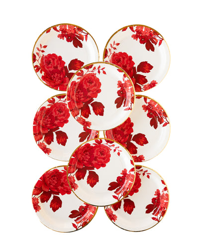 Floral Paper Plate