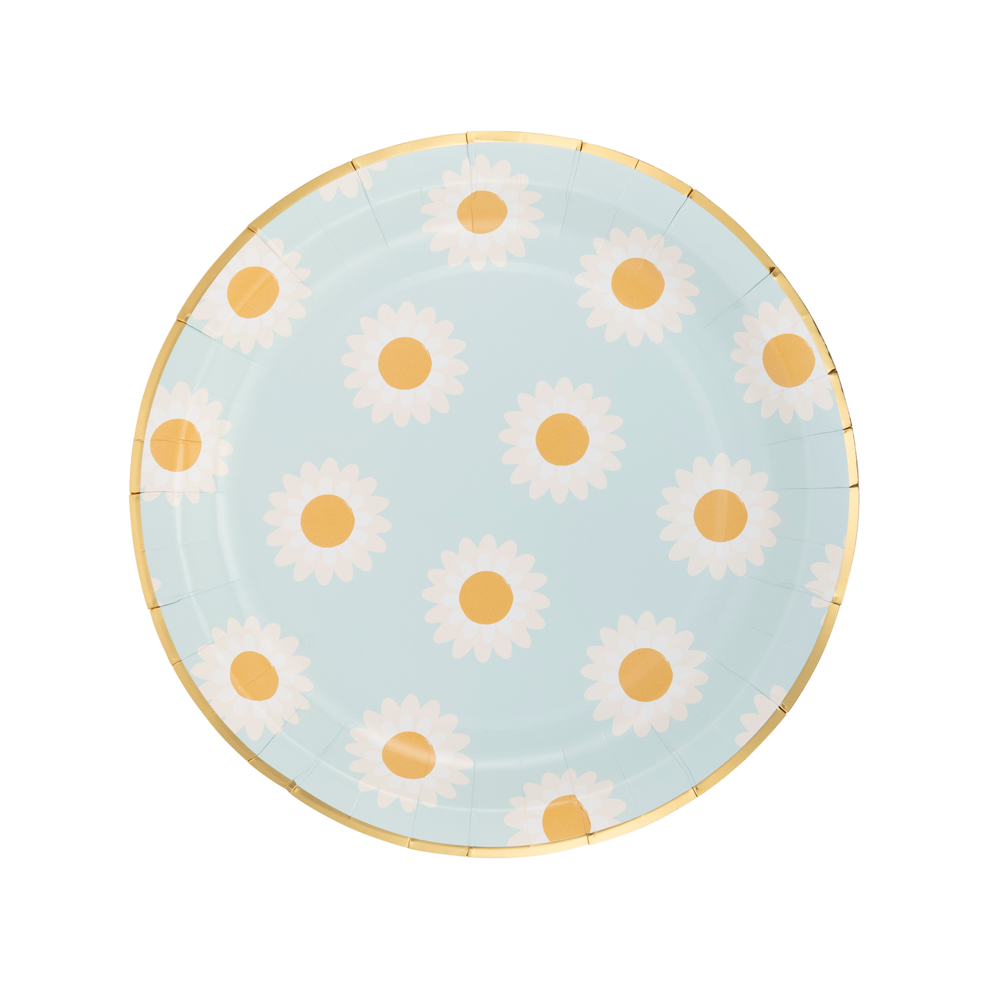 Daisies Paper Plate